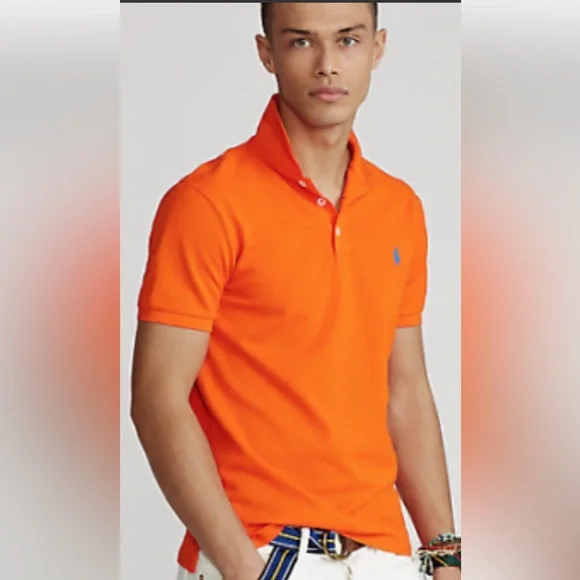Polo by Ralph Lauren Boy’s Orange Polo Shirt - Picture 2 of 7